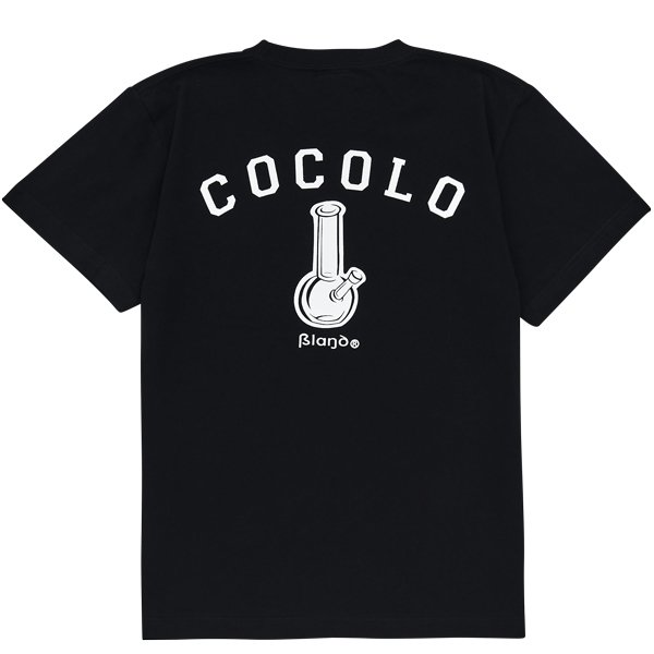 BACK BONG S/S TEE (BLACK) - COCOLOBLAND WEB STORE