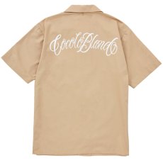 画像1: LETTERING OPEN SHIRTS(BEGIE) (1)