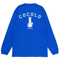 画像1: BACK BONG L/S TEE (BLUE) (1)