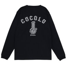 画像1: CHECK BONG L/S (BLACK) (1)