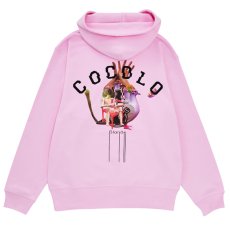 画像1: COLLAGE BONG HOODIE (PINK) (1)