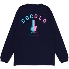 画像1: HALF BONG L/S(NAVY) (1)