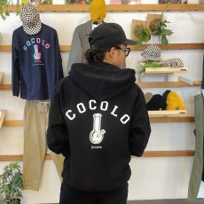 画像10: BACK BONG ZIP HODDIE(BLACK） (10)