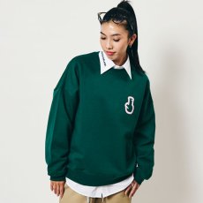 画像2: OLD LOGO CREW SWEAT(GREEN) (2)