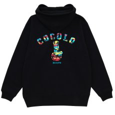 画像1: CAMO BONG HOODIE(BLACK) (1)