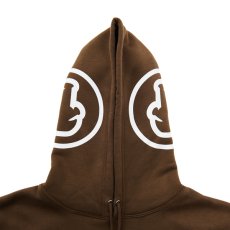 画像4: HOOD PRINT HOODIE(BROWN) (4)