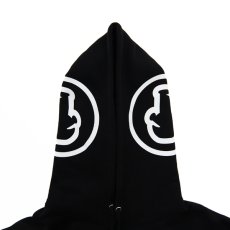 画像4: HOOD PRINT HOODIE(BLACK) (4)