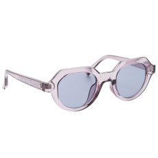 画像1: THICK CROWN PANTO SUNGLASSES(GRAY/GRAY) (1)