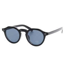 画像1: CROWN PANTO TOY SUNGLASSES (BLACK/SMOKE) (1)