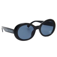 画像1: OVAL TOY SUNGLASSES (BLACK/SMOKE) (1)