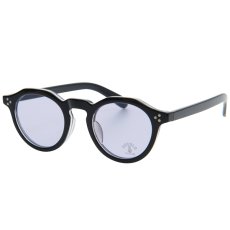 画像1: CROWN PANTO TOY SUNGLASSES (BLACK/GRAY） (1)