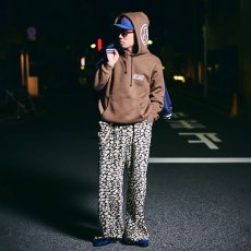 画像7: HOOD PRINT HOODIE(BROWN) (7)