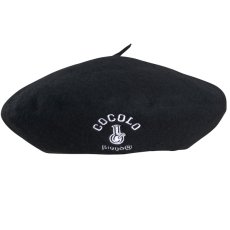 画像1: OG BONG BERET(BLACK) (1)