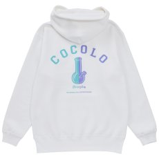 画像1: HALF BONG HOODIE（WHITE） (1)