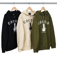 画像4: OG BONG ZIP HOODIE(OLIVE） (4)