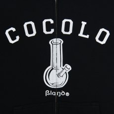 画像2: OG BONG ZIP HOODIE(BLACK） (2)