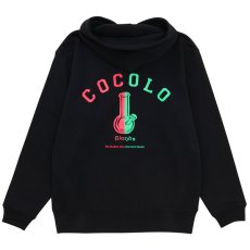 画像1: HALF BONG HOODIE（BLACK） (1)