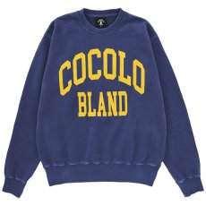 画像1: COLLEGE PIGMENT CREW(NAVY) (1)