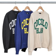 画像3: COLLEGE PIGMENT CREW(BLACK) (3)