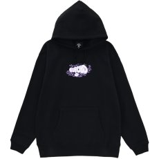 画像1: SLOW UP HOODIE(BLACK) (1)