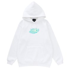 画像1: SLOW UP HOODIE(WHITE) (1)