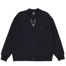 画像8: EMB BONG SWEAT CARDIGAN(BLACK) (8)