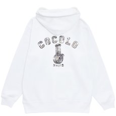 画像1: BLING BONG HOODIE(WHITE) (1)