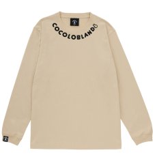 画像1: NECK LOGO L/S(SAND BEIGE) (1)