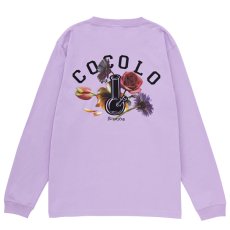 画像2: FLOWER BONG L/S TEE(Lt-PURPLE) (2)