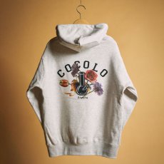 画像1: FLOWER BONG HOODIE(ASH) (1)