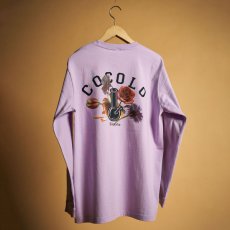 画像1: FLOWER BONG L/S TEE(Lt-PURPLE) (1)