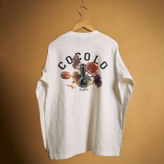 画像1: FLOWER BONG L/S TEE(WHITE) (1)