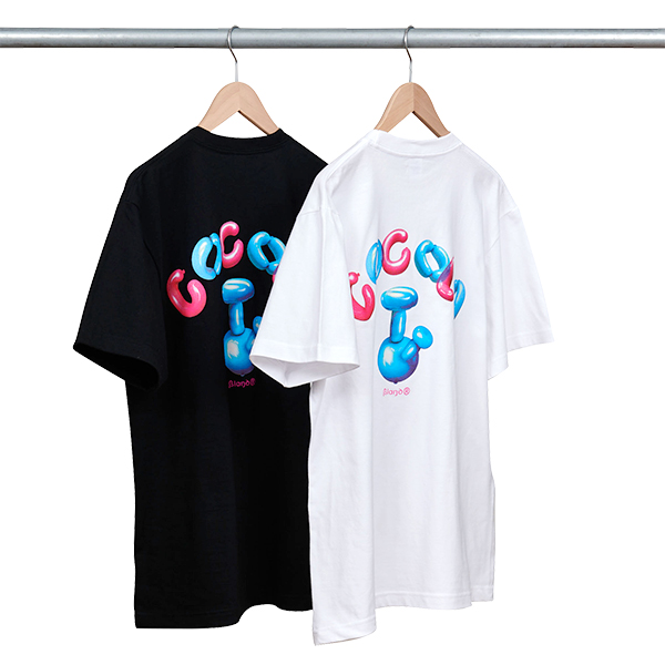 BALLOON BONG S/S TEE (WHITE) - COCOLOBLAND WEB STORE