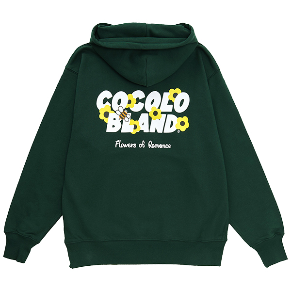 FLOWERS OF ROMANCE HOODIE (GREEN) - COCOLOBLAND WEB STORE