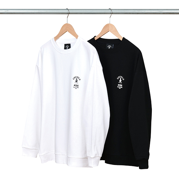 556 HEAVY WIDE L/S TEE (WHITE) - COCOLOBLAND WEB STORE