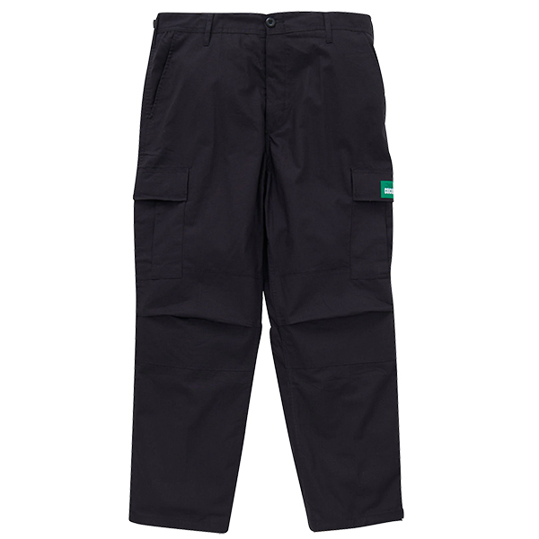 556 EMBROIDERY CARGO PANTS (BLACK) - COCOLOBLAND WEB STORE