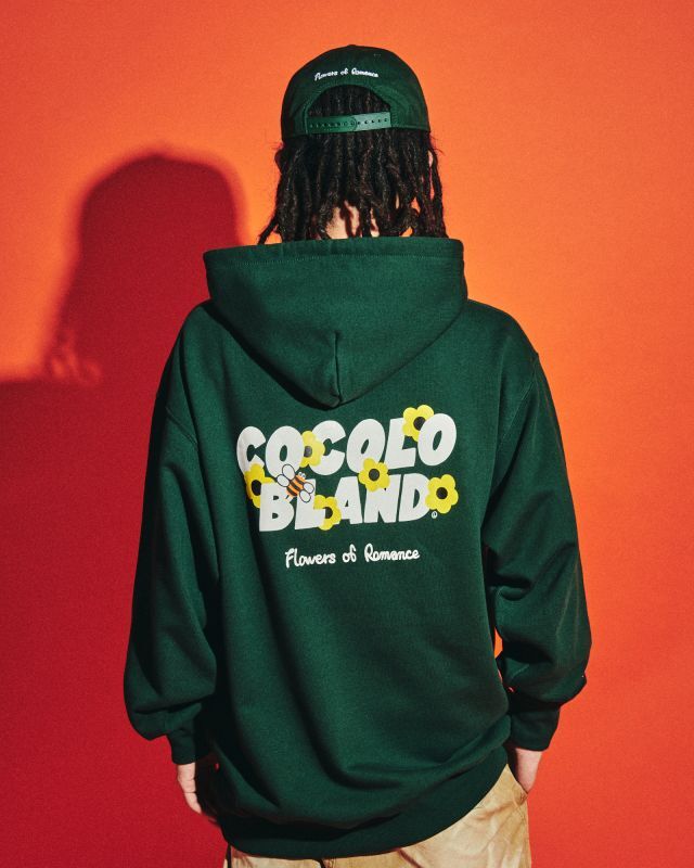 FLOWERS OF ROMANCE HOODIE (GREEN) - COCOLOBLAND WEB STORE